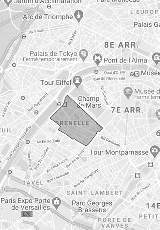 map of grenelle paris.